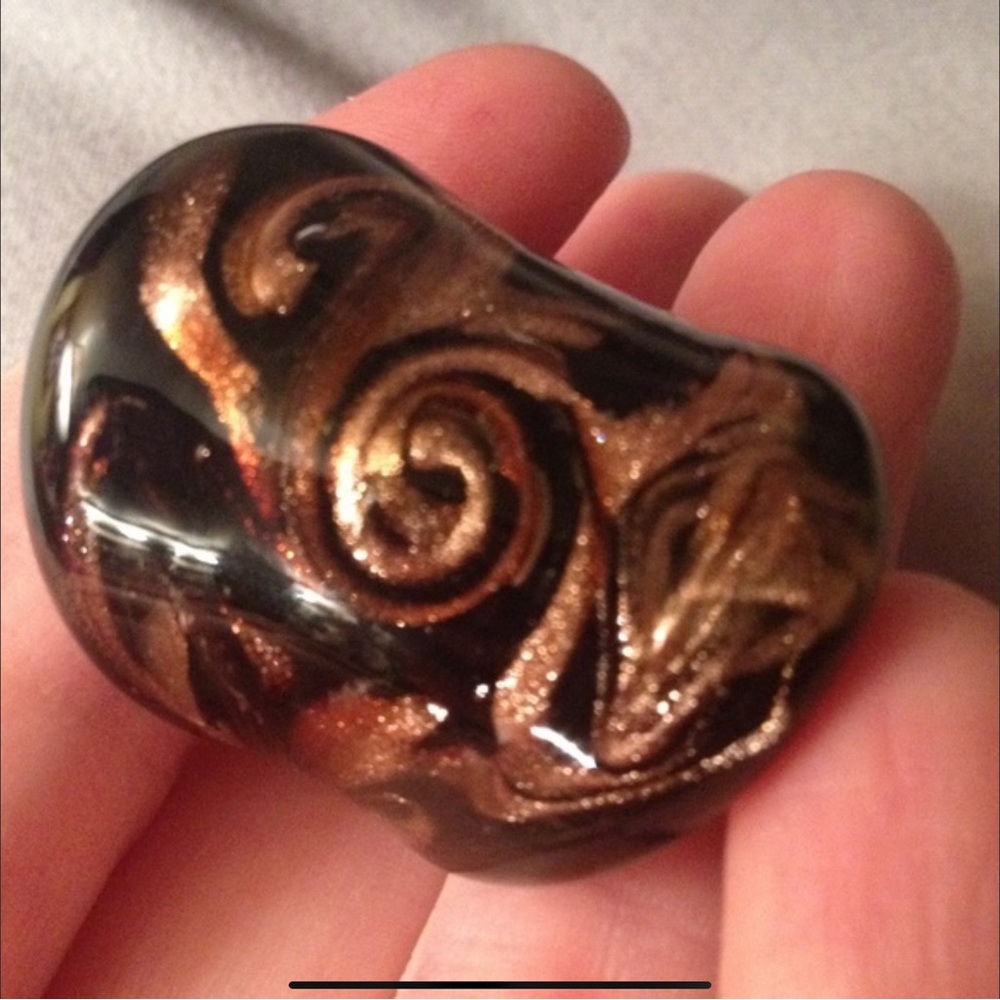 Authentic Stunning ‘Antique Colors’ Murano Glass Ring 5
Made in Italy